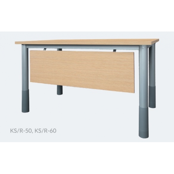 Stelaż do biurka prostego z regulacją wysokości KS/R-50, noga o śr. 50 mm